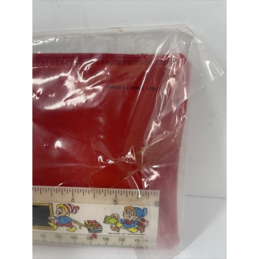 Vintage Keebler Pencil Bag School Pouch Ruler Eraser NOS‎ Rare Elf Snacks